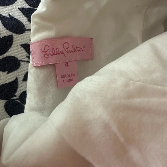 Lilly Pulitzer Barbara Two Toned Gold Metallic Lotty Daisy Floral Dress NWOT 4 - Picture 11 of 16